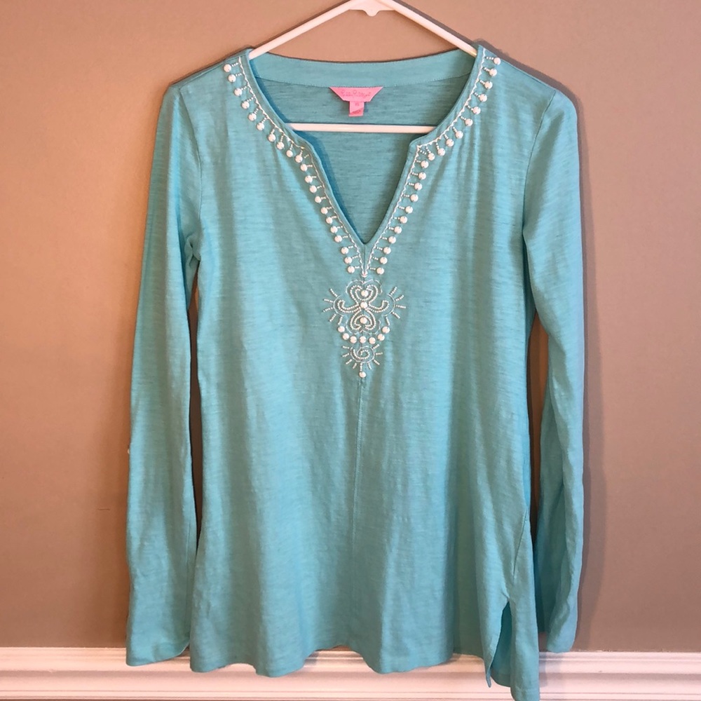 Lilly Pulitzer Light Blue Top
